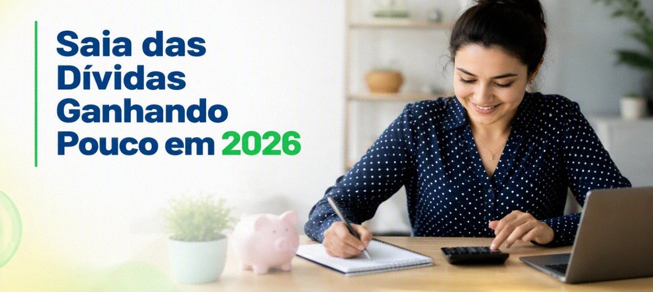 Saia das Dívidas Ganhando Pouco em 2026