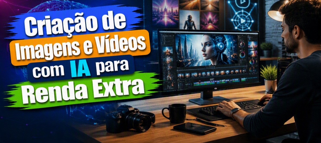 Criação de Imagens e Vídeos com IA para Renda Extra